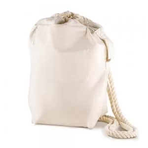 Mochila Saco em Algodão Personalizada | Dimensões (L x A x P): 37.0 x 44.0 x 16.5 | Peso = 310 g