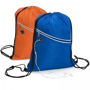Mochila Saco Personalizada | Dimensões (L x A x P): 34.5 x 42.0 x 1.0 | Peso = 85 g