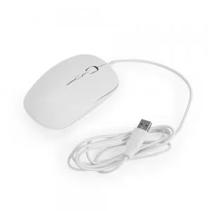 Mouse Óptico Personalizado | Dimensões (L x A x P): 6.6 x 3.1 x 11.5 | Peso = 80 g