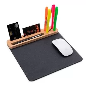 Mouse Pad Personalizado | Dimensões (L x A x P): 25.5 x 25.0 x 1.9 | Peso = 300 g