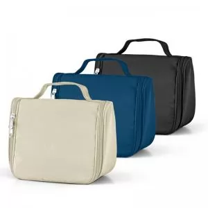 Necessaire Cabideira Personalizada | Dimensões (L x A x P): 18.8 x 18.3 x 9.0 | Peso = 130 g