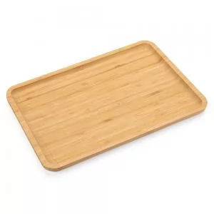Petisqueira de Bambu Personalizada | Dimensões (L x A x P): 36.0 x 2.0 x 24.0 | Peso = 780 g