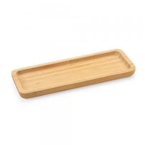 Petisqueira de Bambu Personalizada | Dimensões (L x A x P): 26.0 x 2.0 x 10.0 | Peso = 245 g