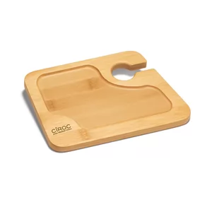 Petisqueira de Bambu Personalizada | Dimensões (L x A x P): 14.7 x 20.0 x 1.3 | Peso = 170 g