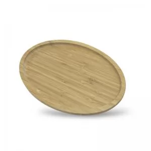 Petisqueira de Bambu Personalizada | Dimensões (L x A x P): 28.5 x 20.0 x 2.0 | Peso = 373 g