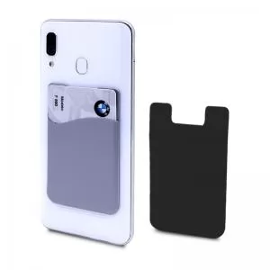 Porta Cartão para Celular Personalizado | Dimensões (L x A x P): 8.9 x 5.6 x 0.3 | Peso = 8 g