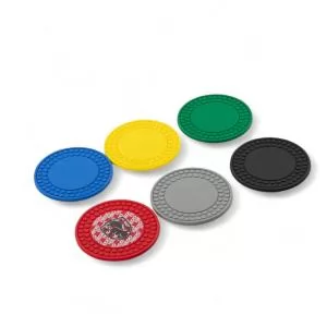 Porta Copo Personalizado | Dimensões (L x A x P): 8.7 x 0.3 x 8.7 | Peso = 17 g