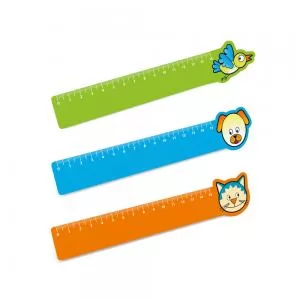 Régua com 15 Cm Personalizada | Dimensões (L x A x P): 20.0 x 4.1 x 0.3 | Peso = 5 g