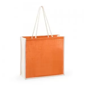 Sacola de Juta Ecológica Personalizada | Dimensões (L x A x P): 35.0 x 33.0 x 14.5 | Peso = 165 g