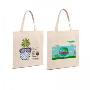 Sacola Ecológica Personalizada | Dimensões (L x A x P): 41.5 x 37.4 x 0.0 | Peso = 68 g