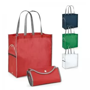 Sacola em Non-Woven Personalizada | Dimensões (L x A x P): 45.0 x 40.0 x 20.0 | Peso = 65 g