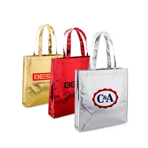 Sacola Laminada Personalizada | Dimensões (L x A x P): 34.5 x 35.5 x 8.0 | Peso = 42 g