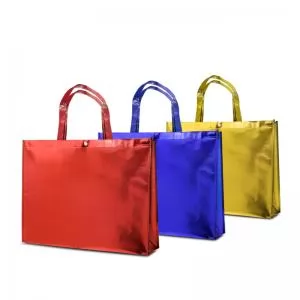 Sacola Laminada Personalizada | Dimensões (L x A x P): 45.0 x 35.5 x 12.0 | Peso = 63 g