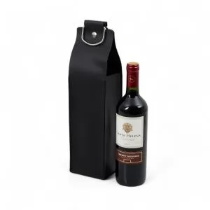 Sacola Personalizada para 1 Garrafa de Vinho | Dimensões (L x A x P): 9.7 x 43.0 x 9.7 | Peso = 150 g