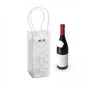 Sacola Refrigeradora para 1 Garrafa de Vinho Personalizada | Dimensões (L x A x P): 10.0 x 25.0 x 10.0 | Peso = 170 g