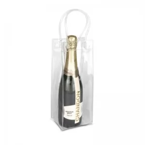 Sacola Refrigeradora para 1 Garrafa de Vinho Personalizada | Dimensões (L x A x P): 12.0 x 29.5 x 10.0 | Peso = 100 g