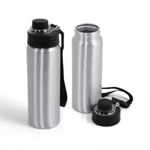 Squeeze de Alumínio Personalizado | Dimensões (L x A x P): 7.3 x 24.0 x 7.3 | Peso = 140 g