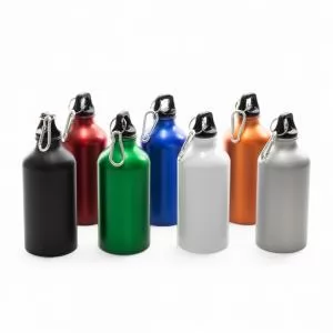 Squeeze de Metal Personalizado | Dimensões (L x A x P): 7.0 x 18.0 x 7.0 | Peso = 75 g