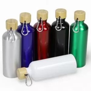 Squeeze de Metal Personalizado | Dimensões (L x A x P): 6.6 x 21.0 x 6.6 | Peso = 80 g