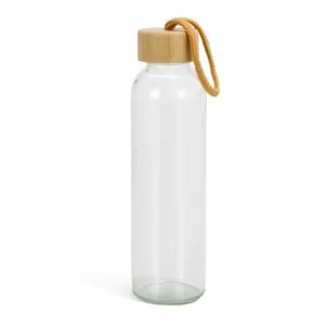 Squeeze de Vidro Personalizado | Dimensões (L x A x P): 6.5 x 22.0 x 6.5 | Peso = 250 g