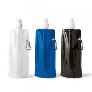 Squeeze Dobrável Personalizado | Dimensões (L x A x P): 11.0 x 21.8 x 6.4 | Peso = 28 g
