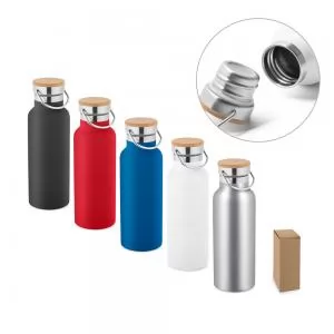 Squeeze Garrafa Personalizado | Dimensões (L x A x P): 7.2 x 22.0 x 7.2 | Peso = 270 g