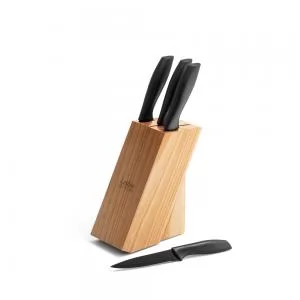 Suporte para Facas Personalizado | Dimensões (L x A x P): 15.0 x 31.0 x 8.5 | Peso = 1250 g