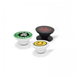 Suporte Personalizado Para Celular Pop socket | Dimensões (L x A x P): 3.9 x 3.9 x 0.7 | Peso = 11 g