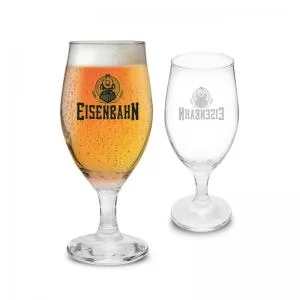 Taça de Cerveja  Personalizada | Dimensões (L x A x P): 7.6 x 17.8 x 7.6 | Peso = 215 g