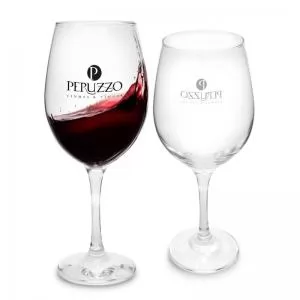 Taça de Vinho Personalizada | Dimensões (L x A x P): 9.1 x 22.3 x 9.1 | Peso = 236 g