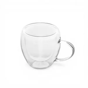 Xícara de Vidro Personalizada | Dimensões (L x A x P): 11.2 x 7.9 x 0.0 | Peso = 91 g